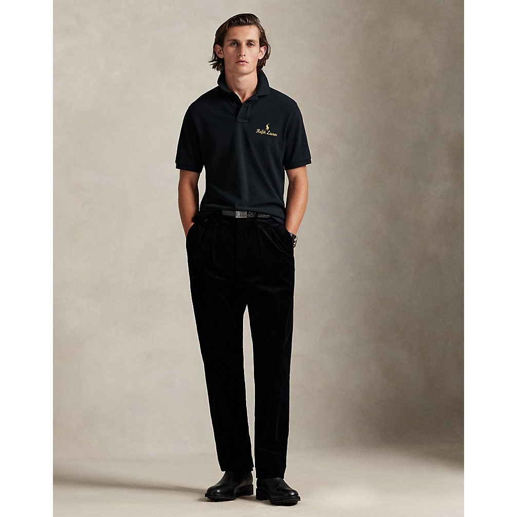 'Classic Fit Logo Mesh Polo Shirt' pour Hommes