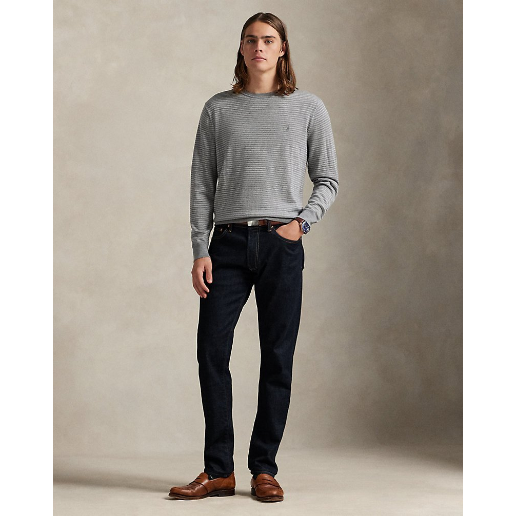 'Striped Washable Wool Sweater' pour Hommes