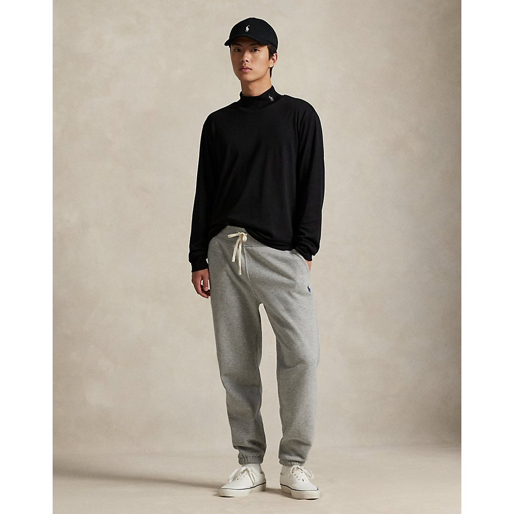 'Soft Cotton Mockneck Shirt' pour Hommes