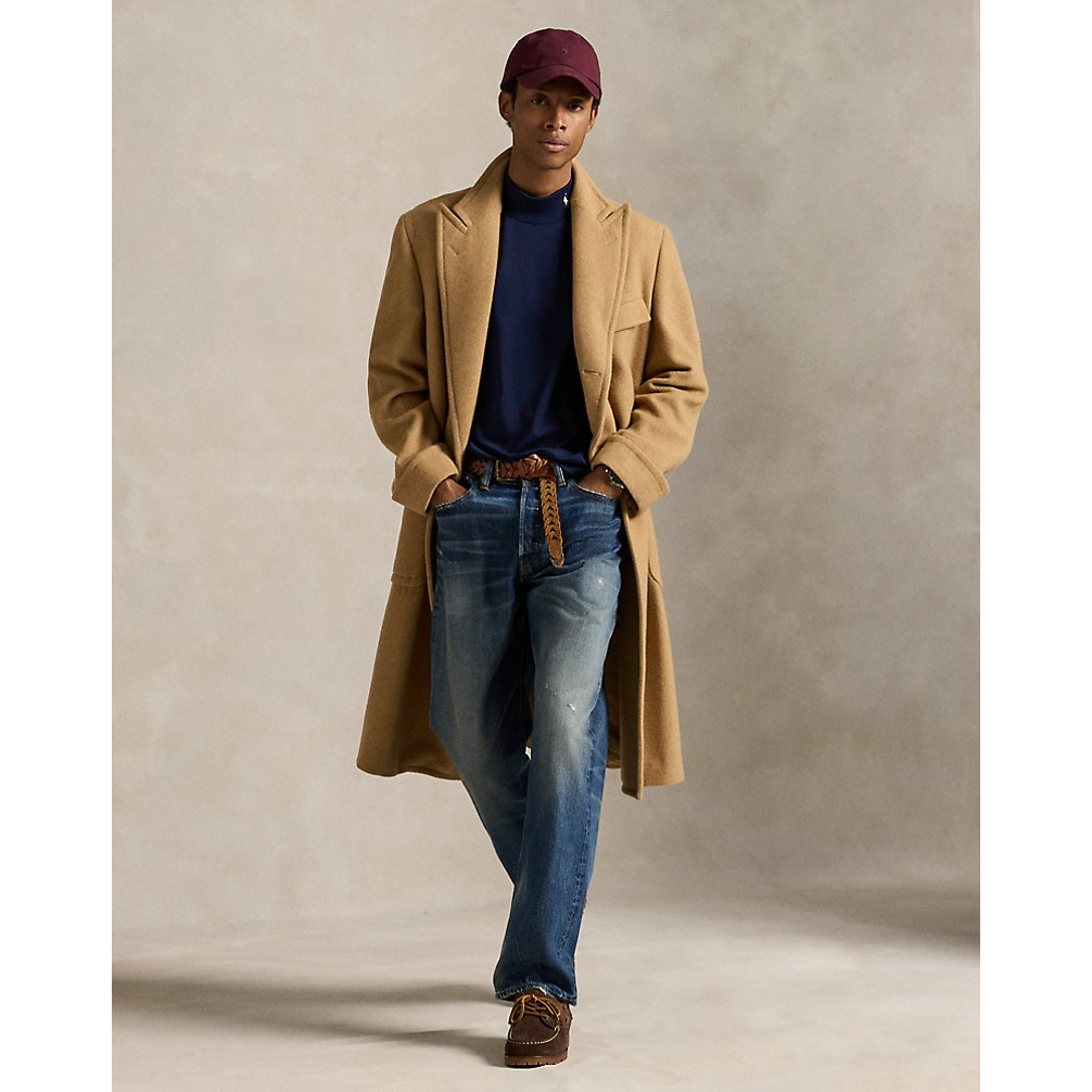 'Soft Cotton Mockneck Shirt' pour Hommes