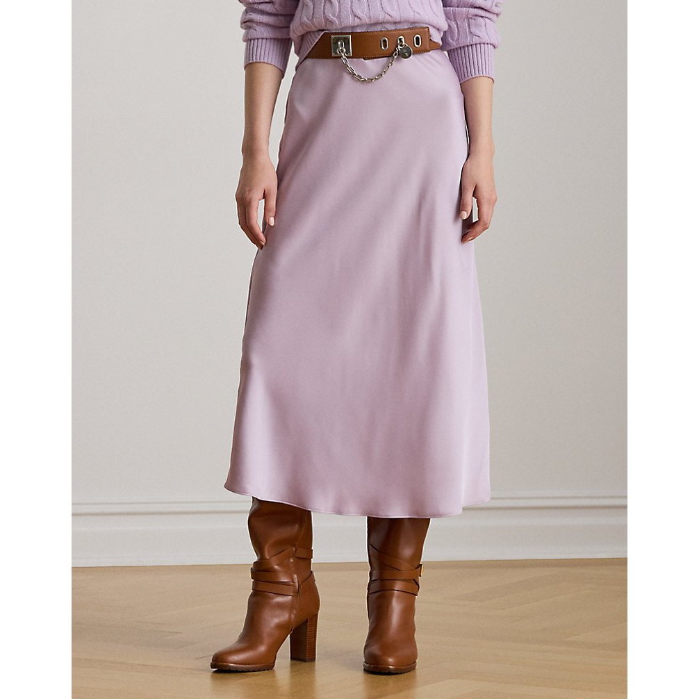 Women's 'Satin Charmeuse Midi Skirt'