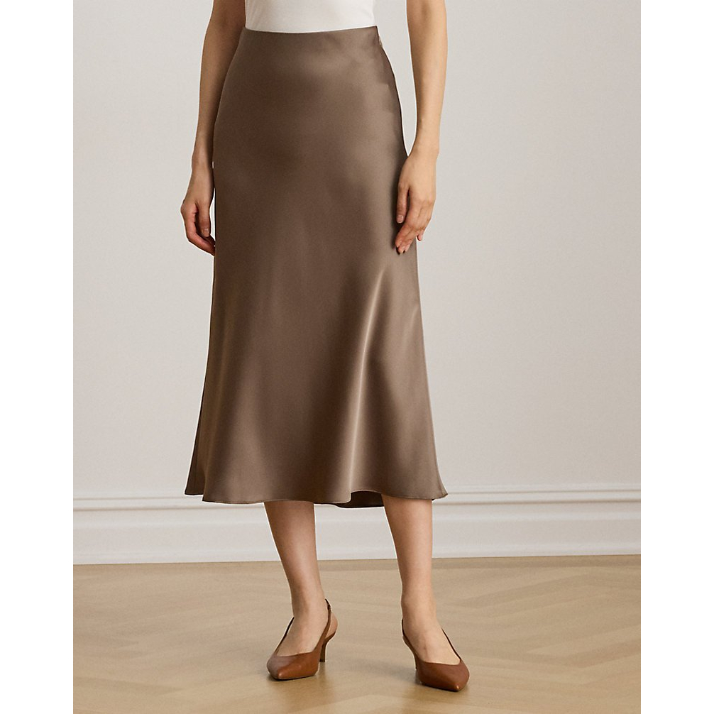 Women's 'Satin Charmeuse Midi Skirt'