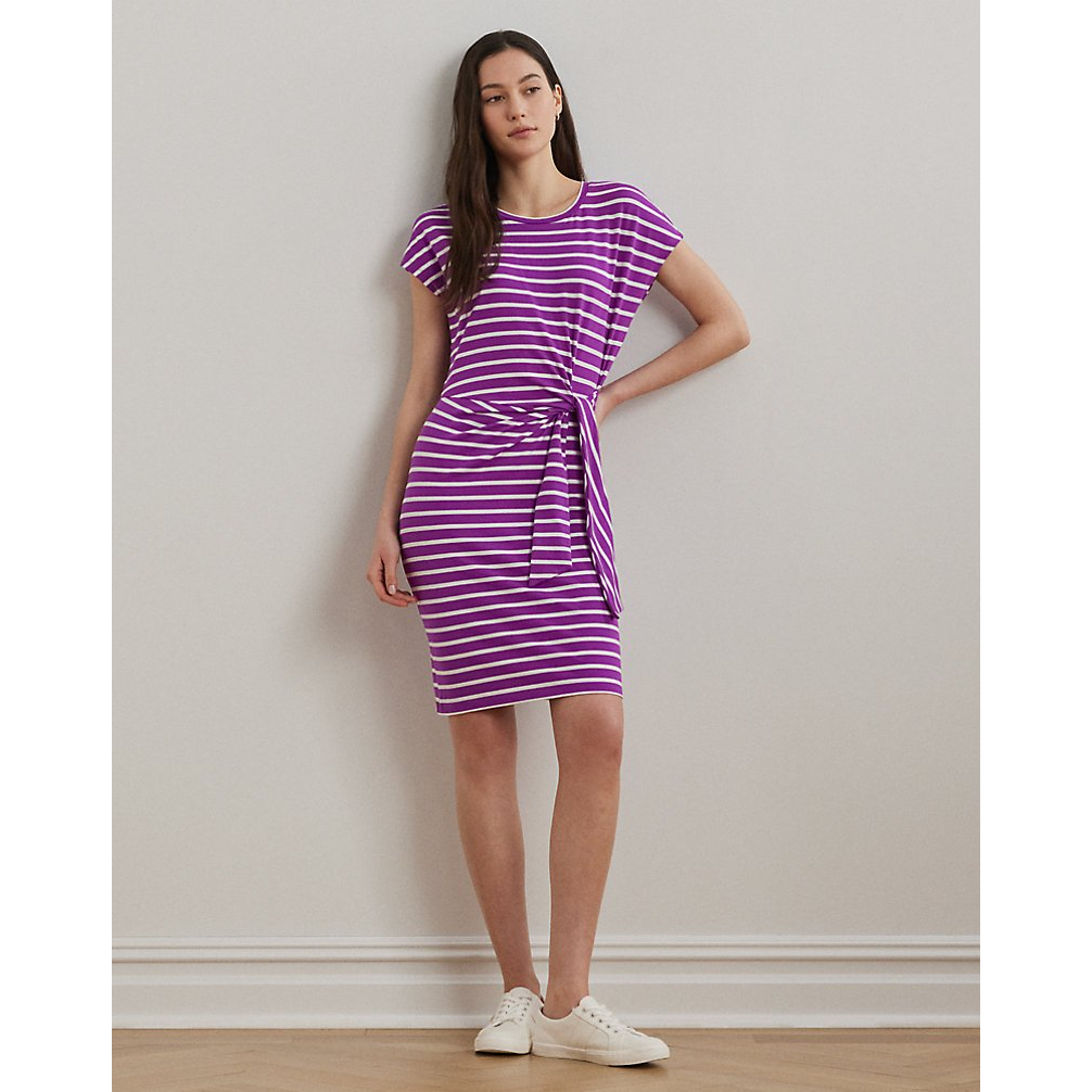 Women's 'Striped Tie-Front Jersey Dress'