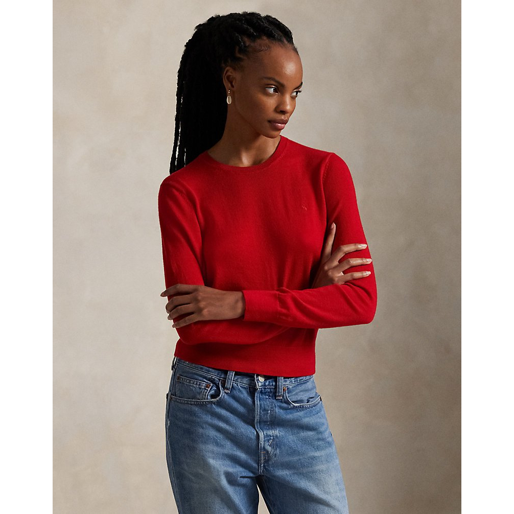 'Merino Wool Crewneck Sweater' pour Femmes