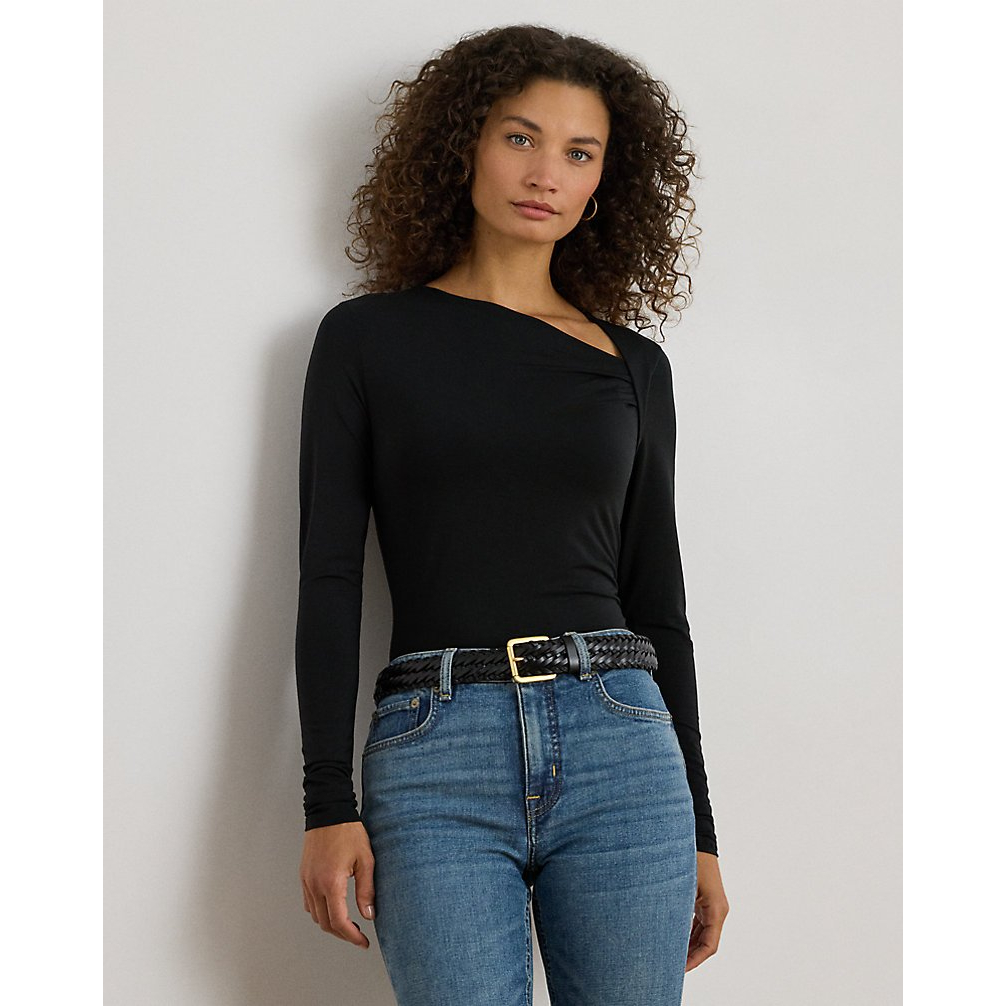 'Stretch Jersey Asymmetrical Top' pour Femmes
