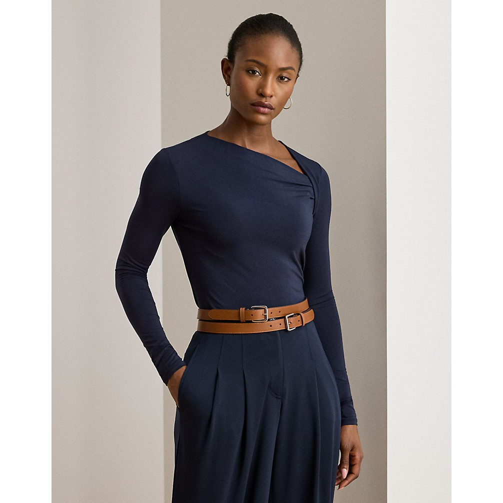 'Stretch Jersey Asymmetrical Top' pour Femmes