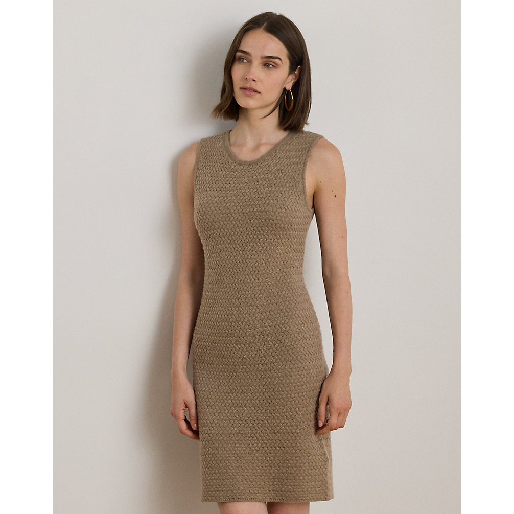 'Basket-Weave Sleeveless Sweater Dress' pour Femmes