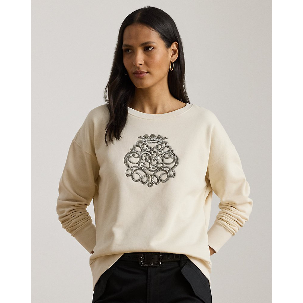 Women's 'Beaded-Crest Fleece Pullover'
