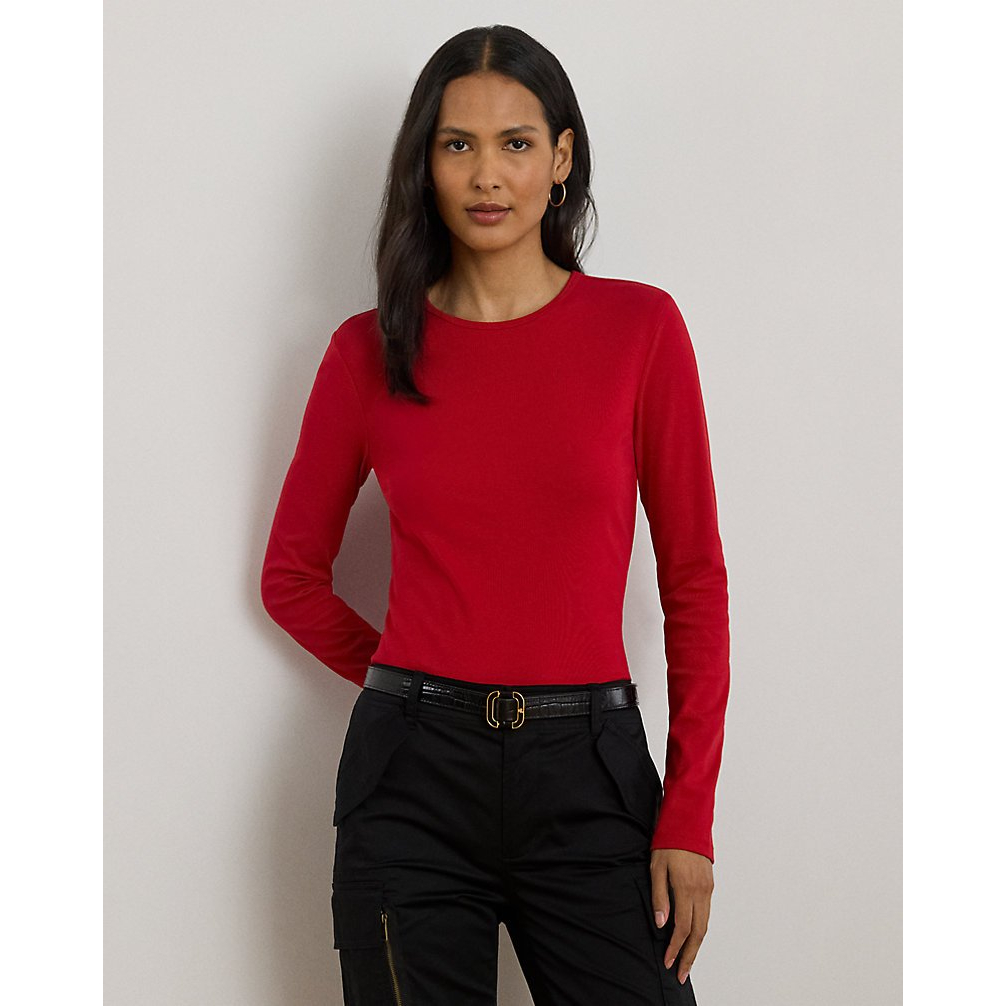 Women's 'Stretch Cotton Long-Sleeve Tee'