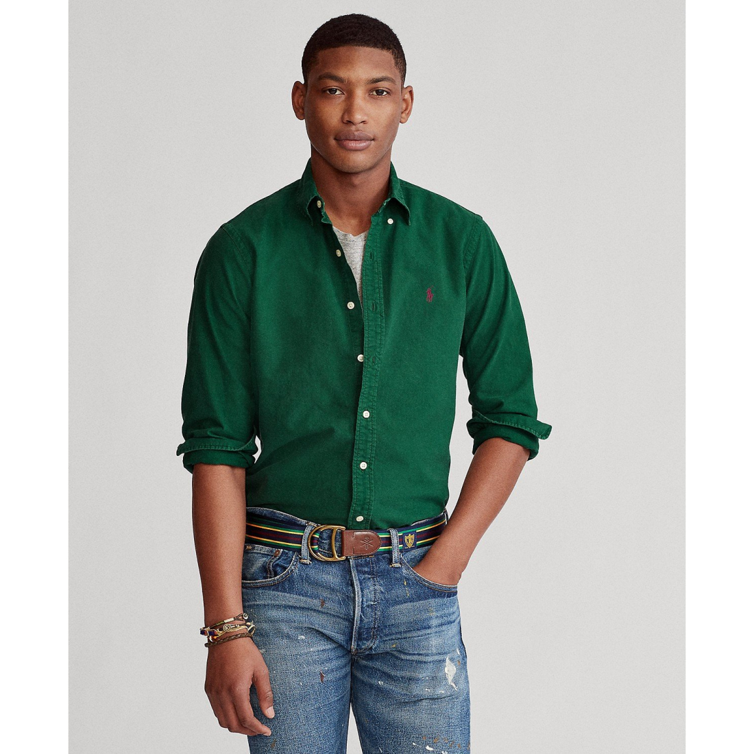 Men's 'Garment-Dyed Oxford Shirt'