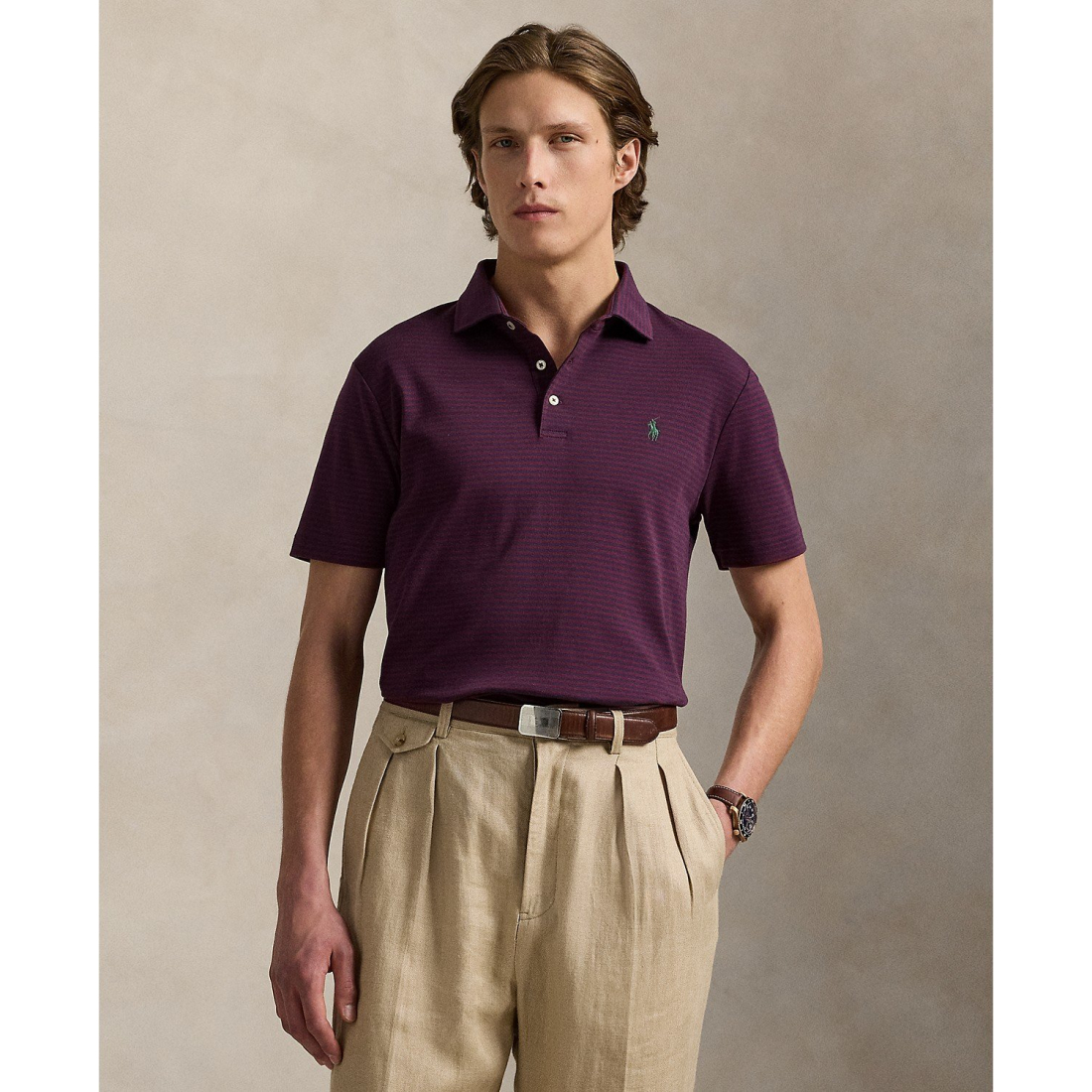 Men's 'Classic-Fit Soft Cotton Polo Shirt'