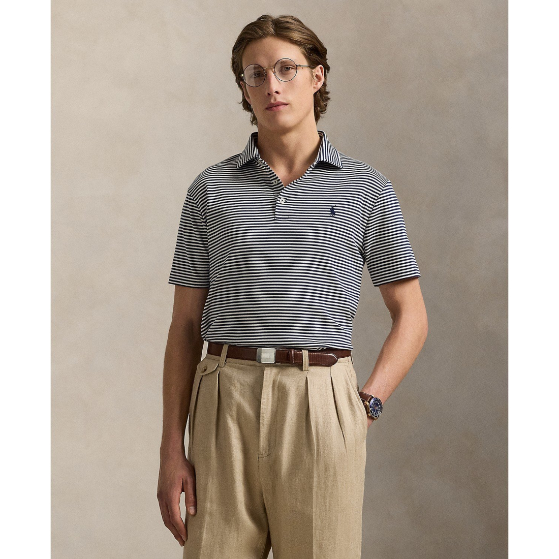 'Custom Slim Fit Soft Cotton Polo Shirt' pour Hommes