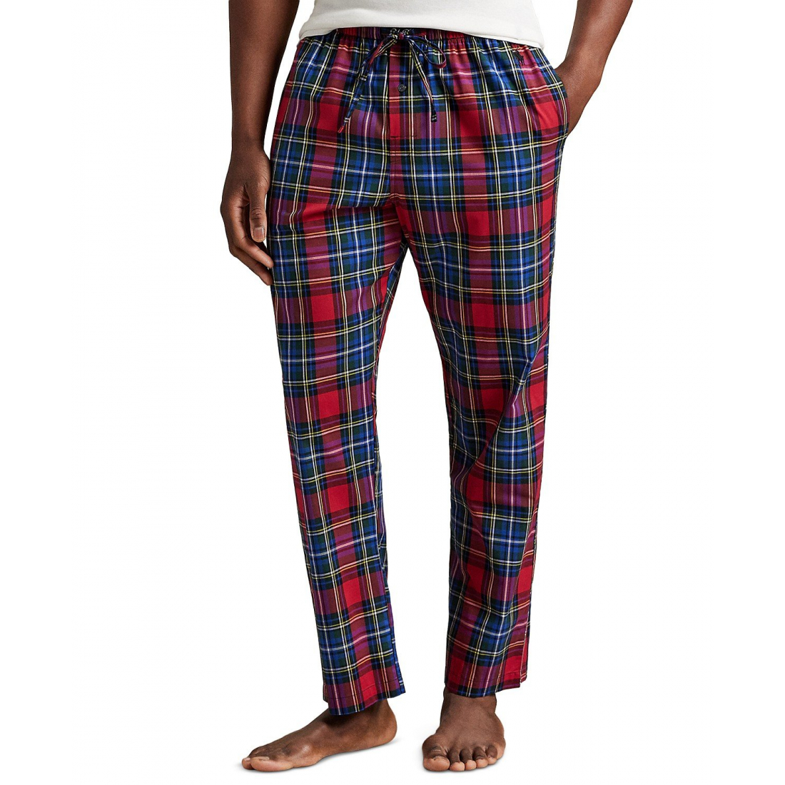 'Woven Plaid Pajama Pants' pour Hommes