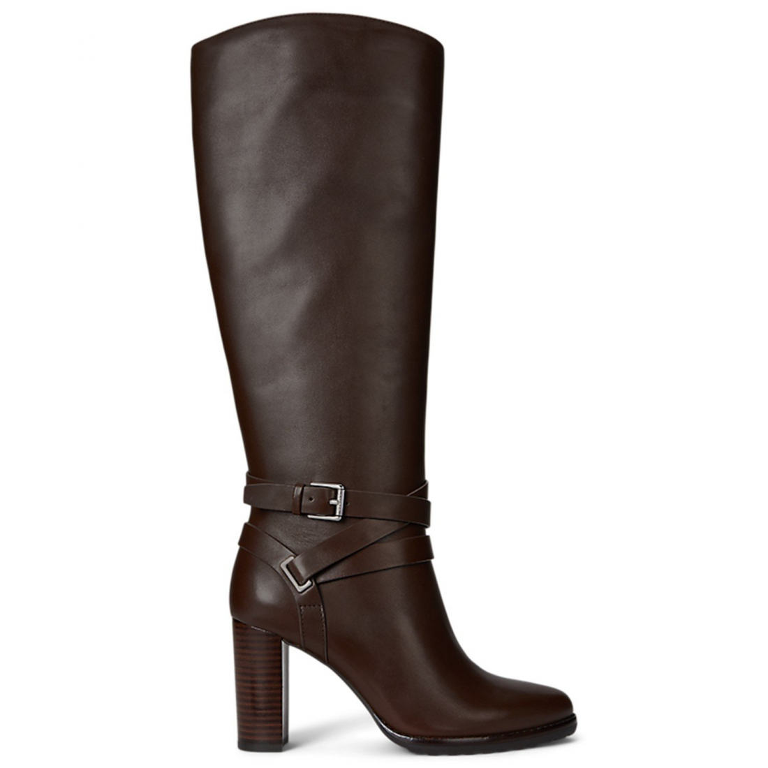 'Collins Stacked Heel Tall Boots' pour Femmes