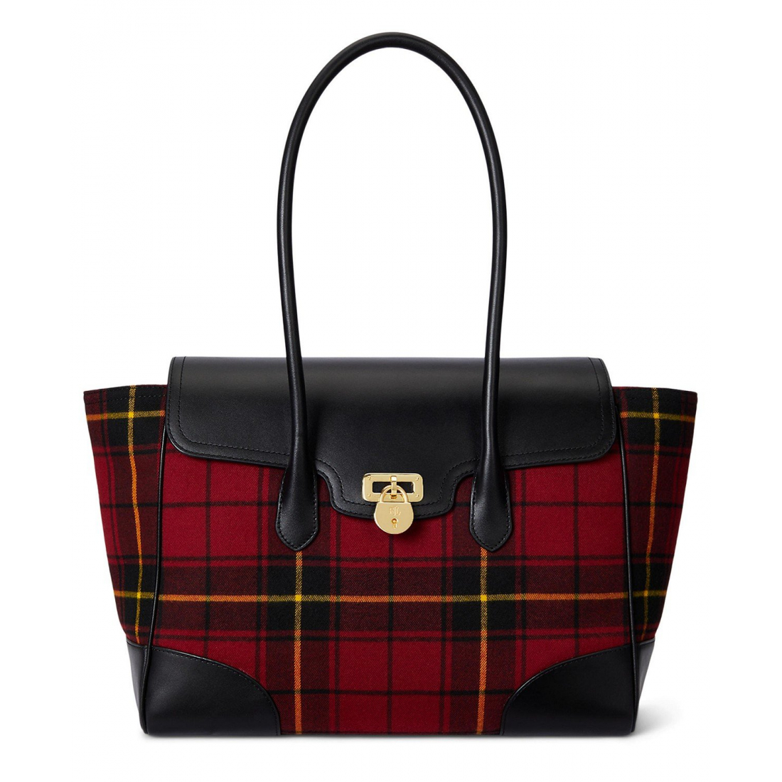 Women's 'Plaid Twill Large Tanner Satchel Bag'