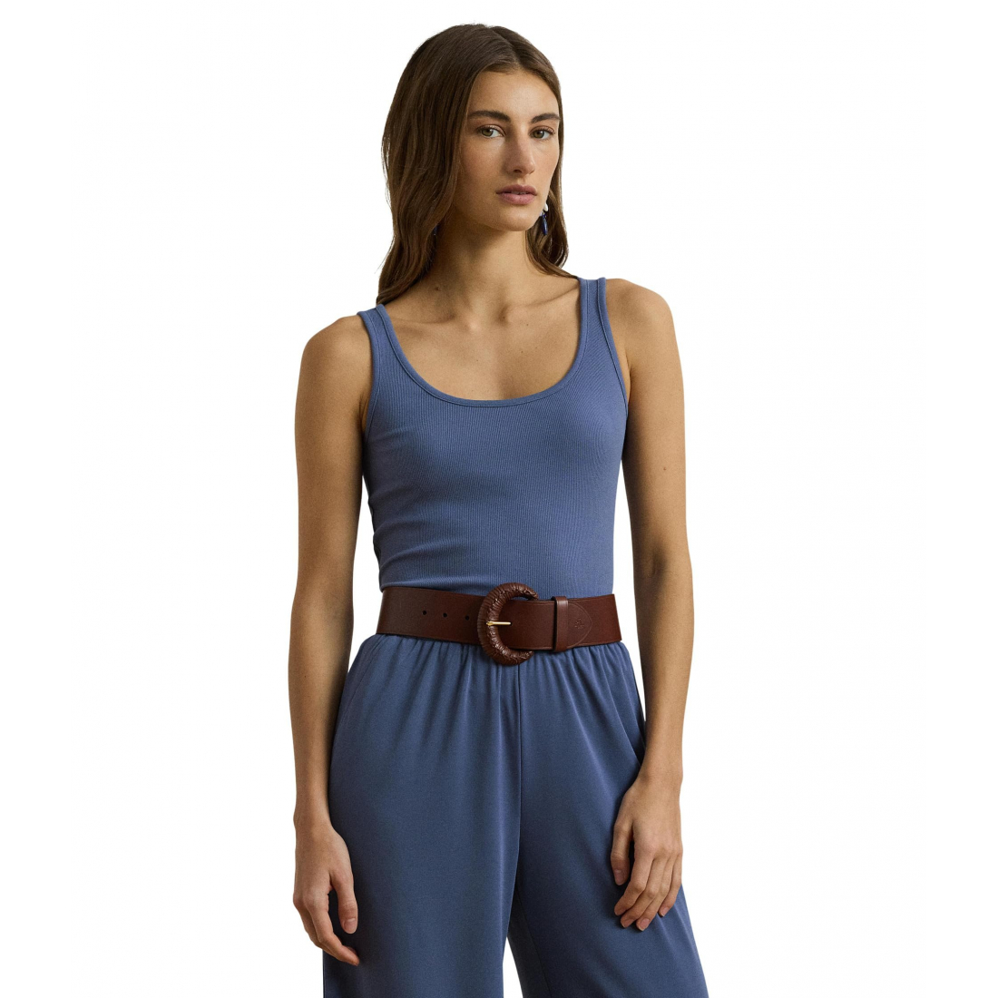 'Stretch Cotton Tank Top' pour Femmes