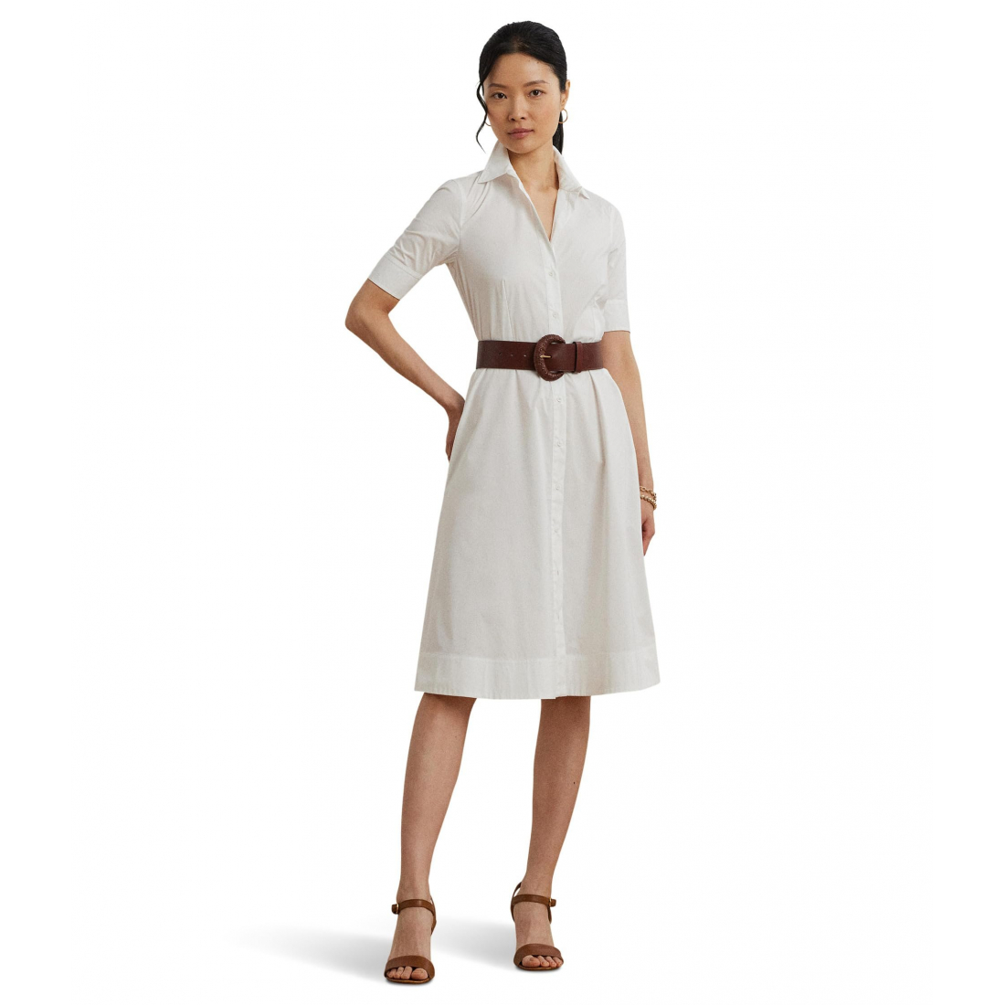Women's 'Cotton-Blend Shirtdress'
