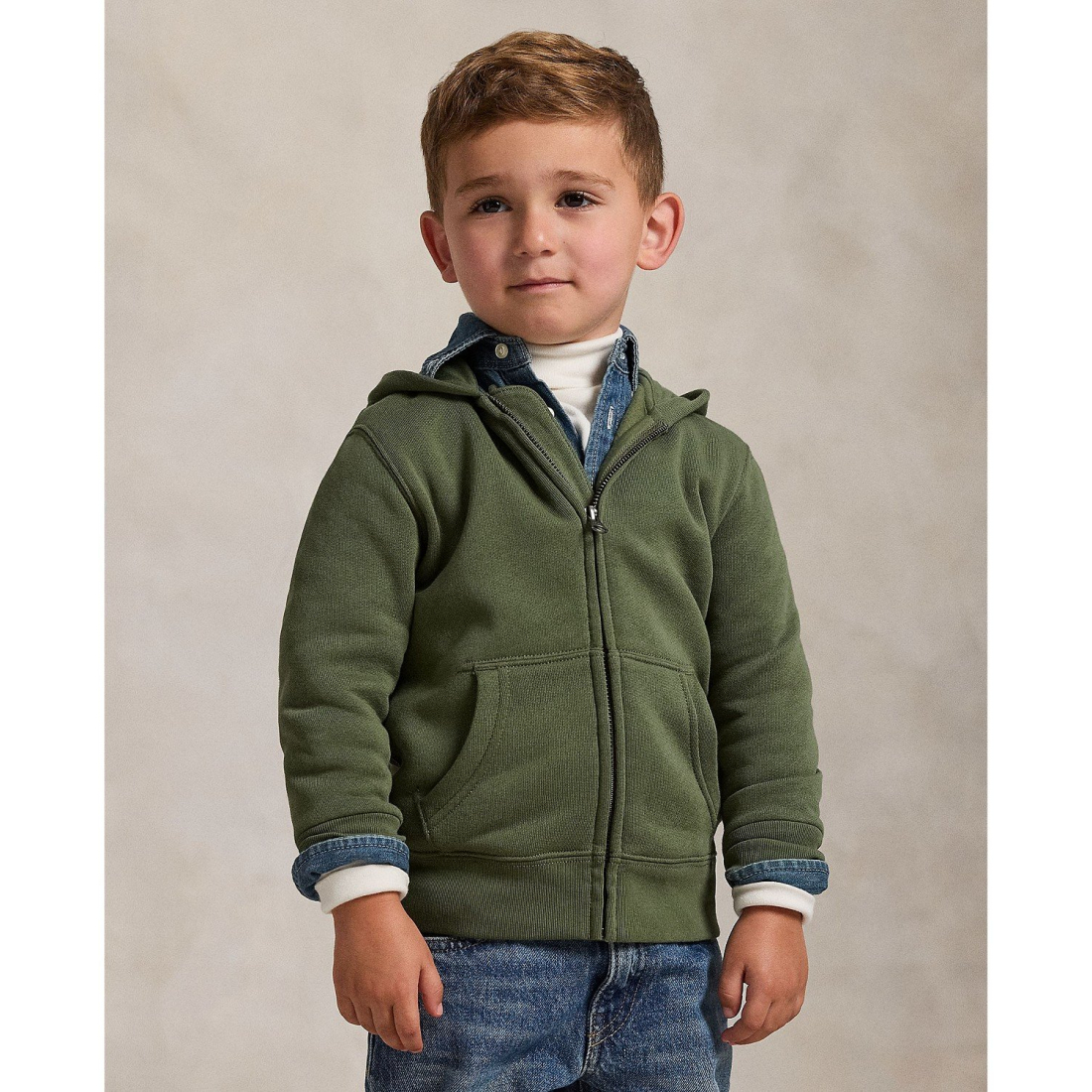 'Fleece Full-Zip Hoodie' pour Garçons