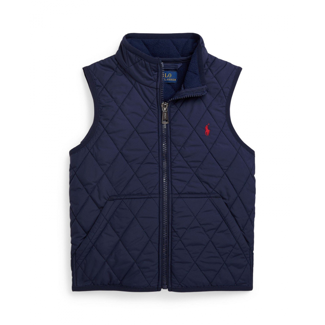 Boy's 'Fleece-Lined Quilted Vest'
