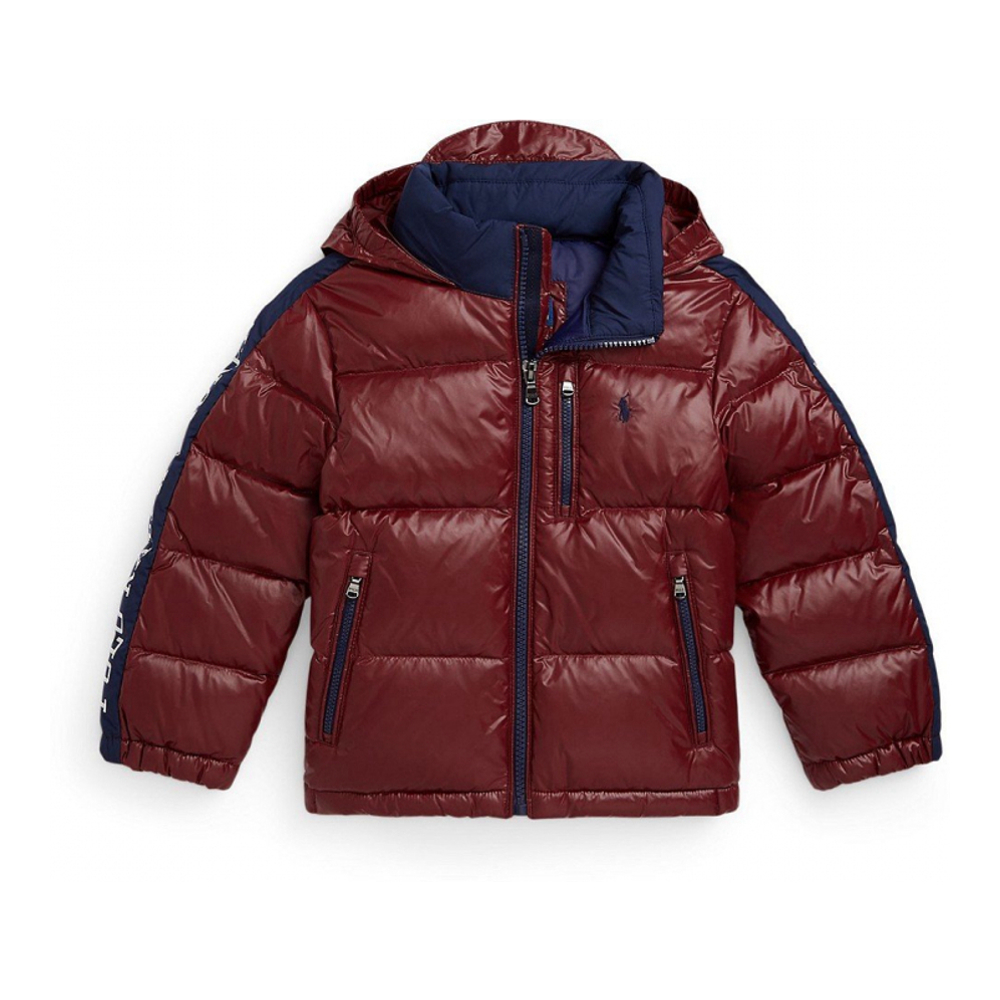 'Logo Down Hooded Jacket' pour Garçons