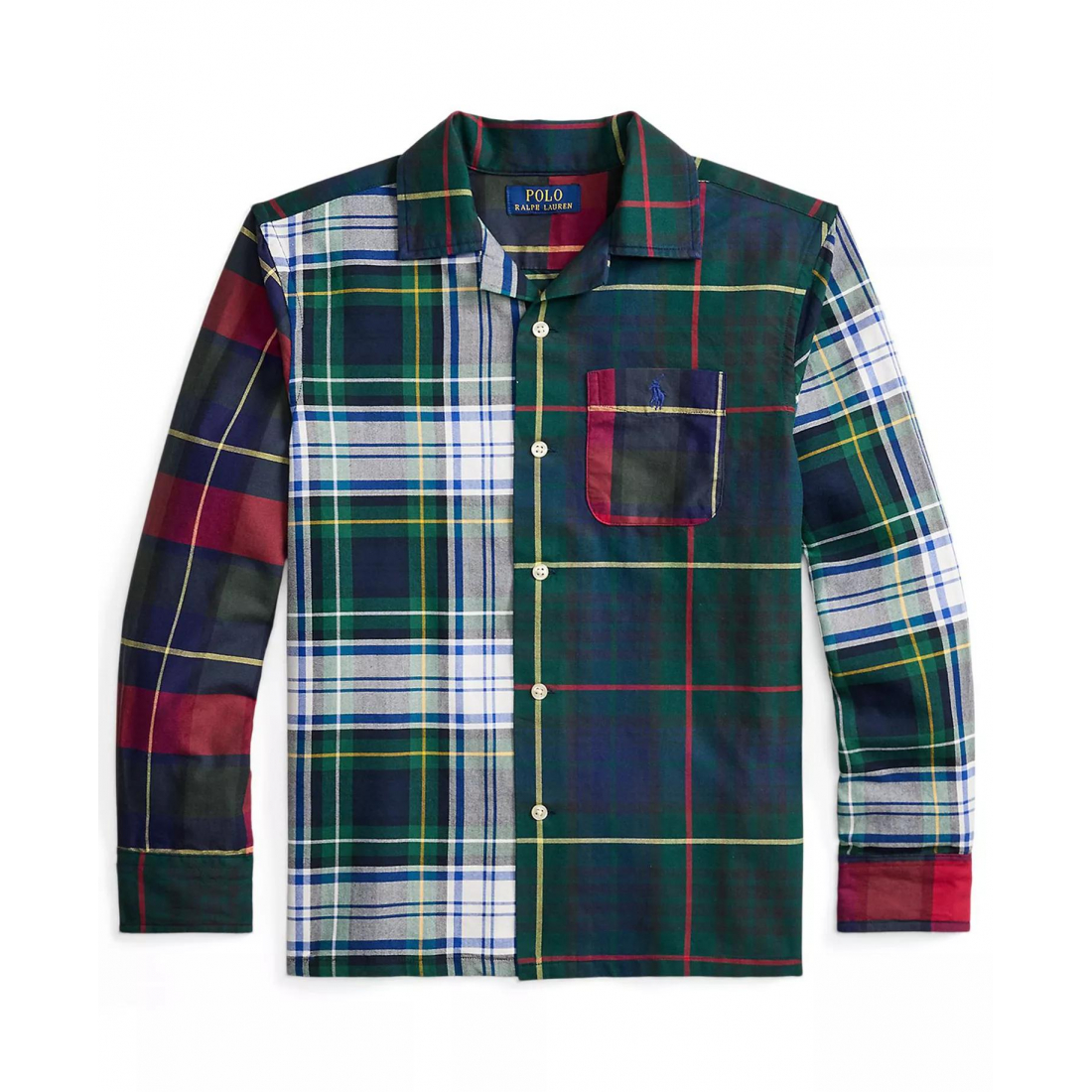 'Plaid Oxford Fun Long-Sleeves Shirt' für Jungen