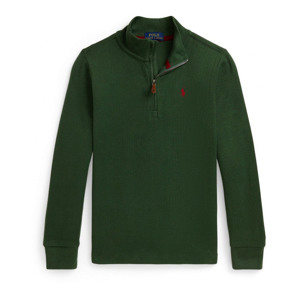 'Estate-Rib Quarter-Zip Pullover' für Jungen