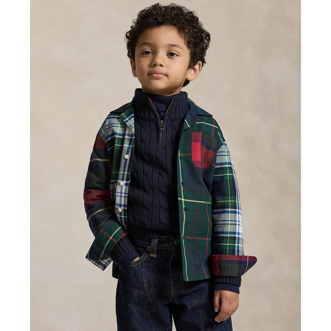 'Plaid Oxford Fun Shirt' pour Garçons
