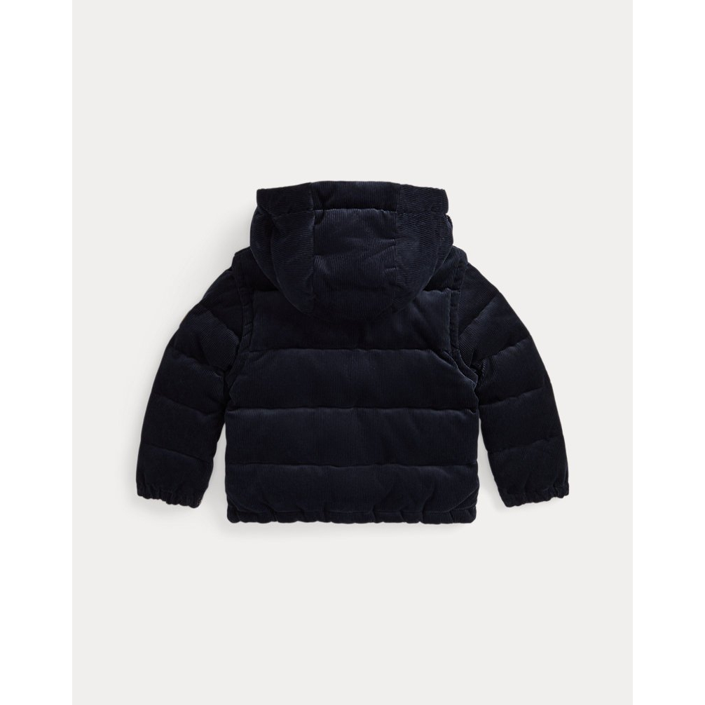 'Convertible Corduroy Down Jacket' pour Garçons