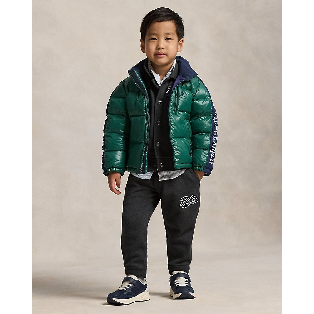 'Logo Down Hooded Jacket' pour Garçons