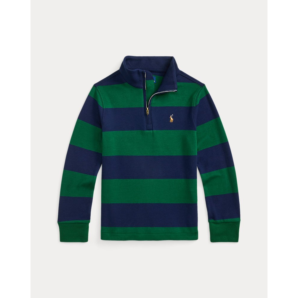 'Striped Cotton Interlock Pullover' pour Garçons