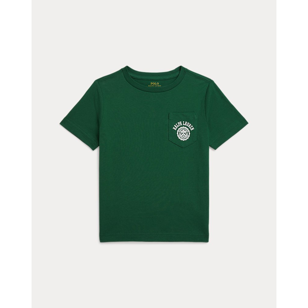 'Logo Cotton Jersey Pocket Tee' für Jungen