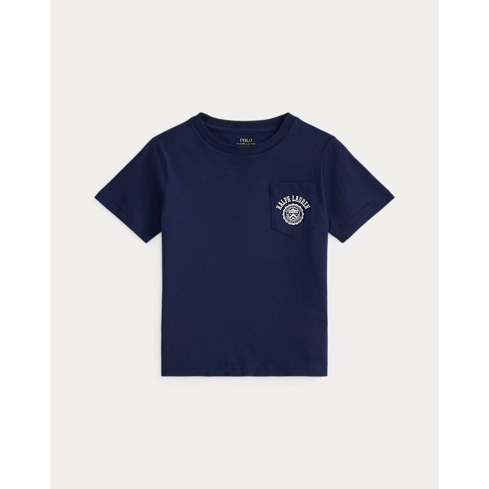 'Logo Cotton Jersey Pocket Tee' für Jungen