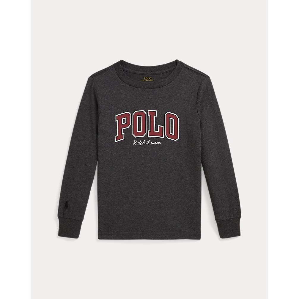 'Logo Cotton Long-Sleeve Tee' pour Garçons