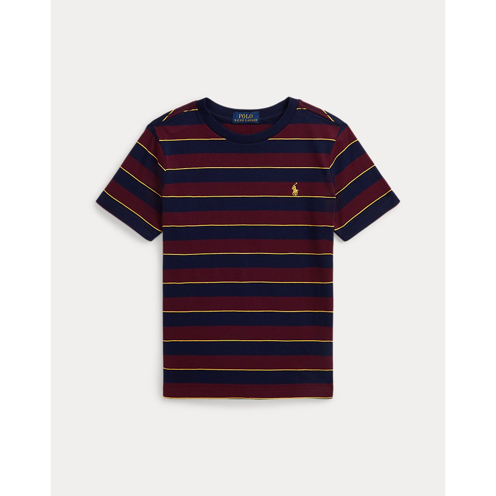 'Striped Cotton Jersey Tee' für Jungen