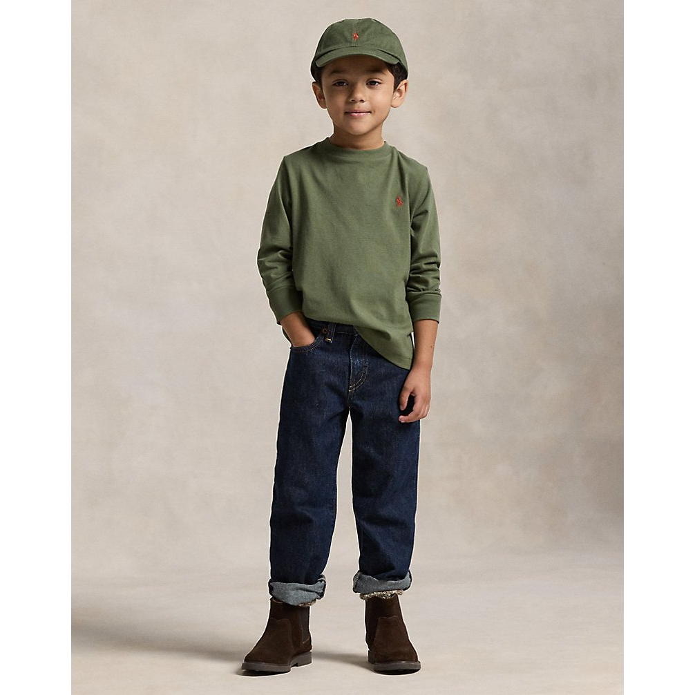 'Cotton Jersey Long-Sleeve Tee' für Jungen