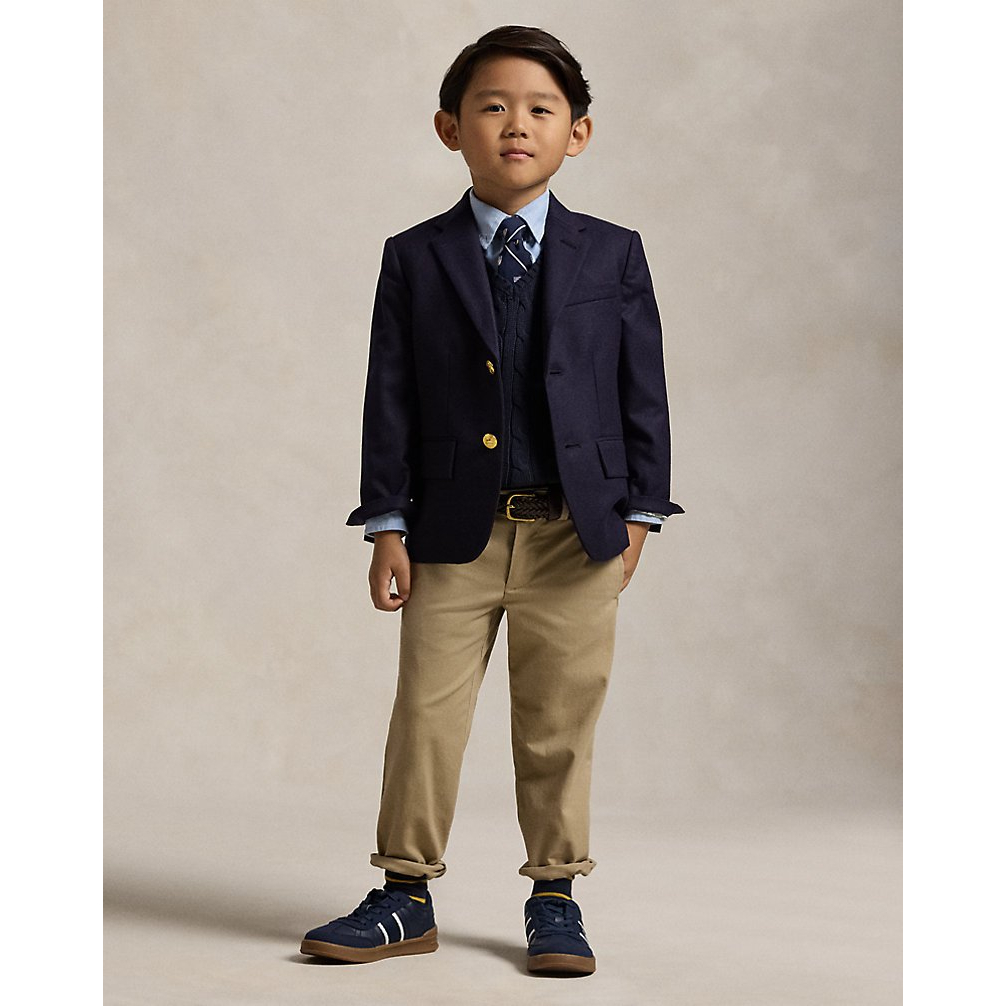 'Cable-Knit Cotton Sweater Vest' pour Garçons