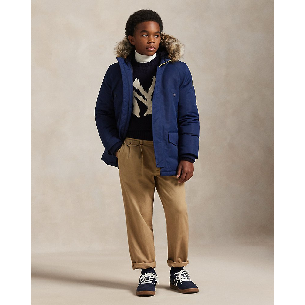 'Faux-Fur-Trim Down Parka' für Jungen