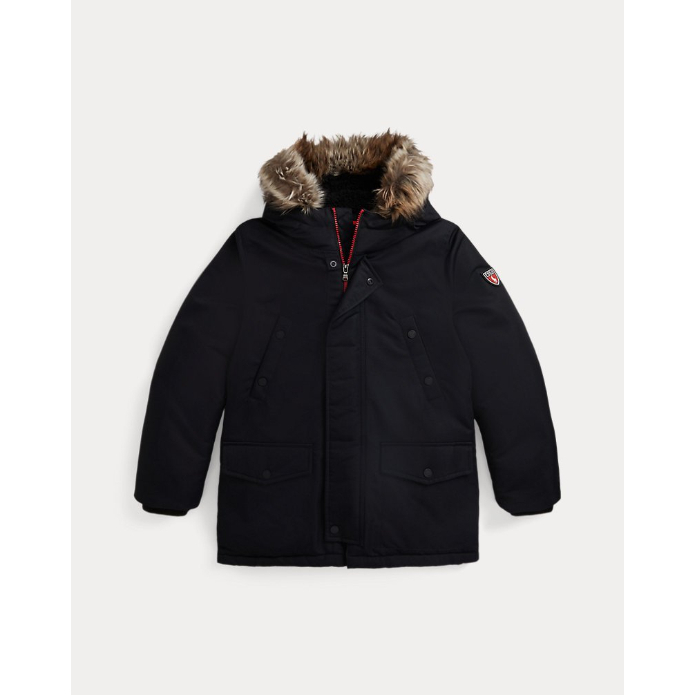 Boy's 'Faux-Fur-Trim Down Parka'