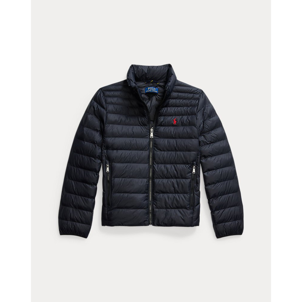 Boy's 'P-Layer 2 Packable Quilted Jacket'