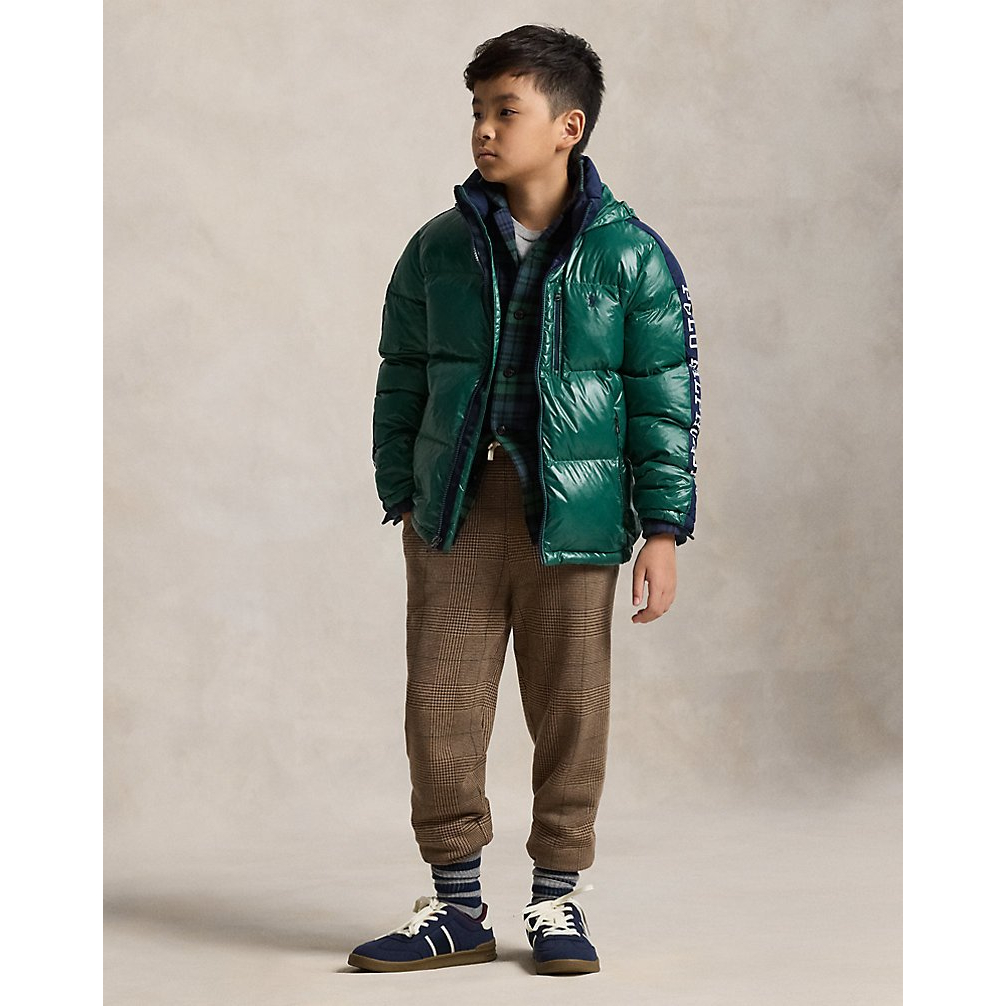 'Logo Down Hooded Jacket' für Jungen