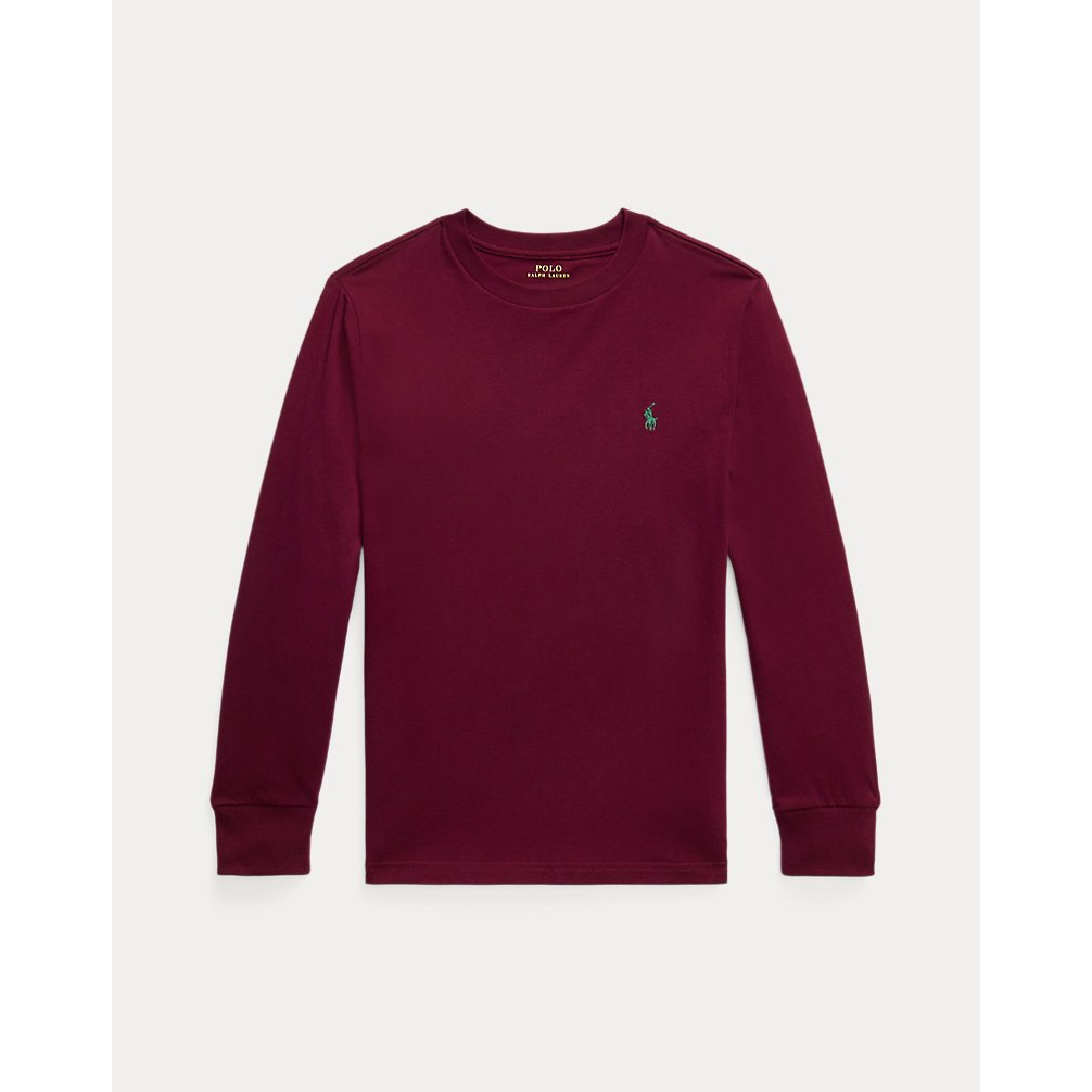 'Cotton Jersey Long-Sleeve Tee' pour Garçons