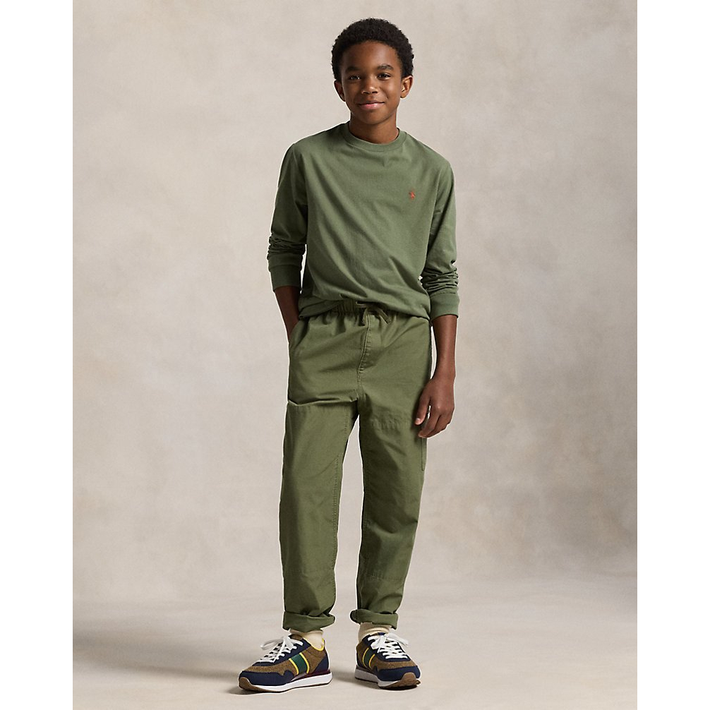 'Cotton Jersey Long-Sleeve Tee' pour Garçons