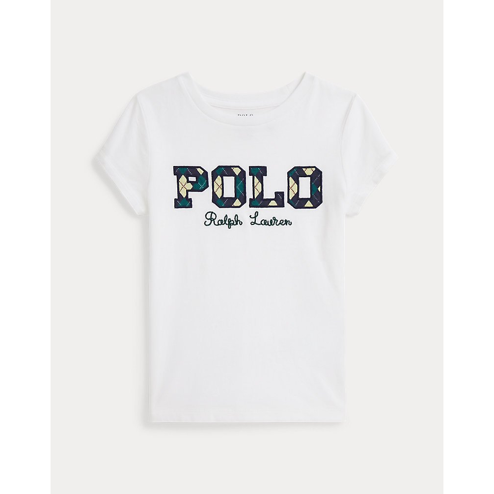 'Logo Cotton Jersey Tee' pour Filles