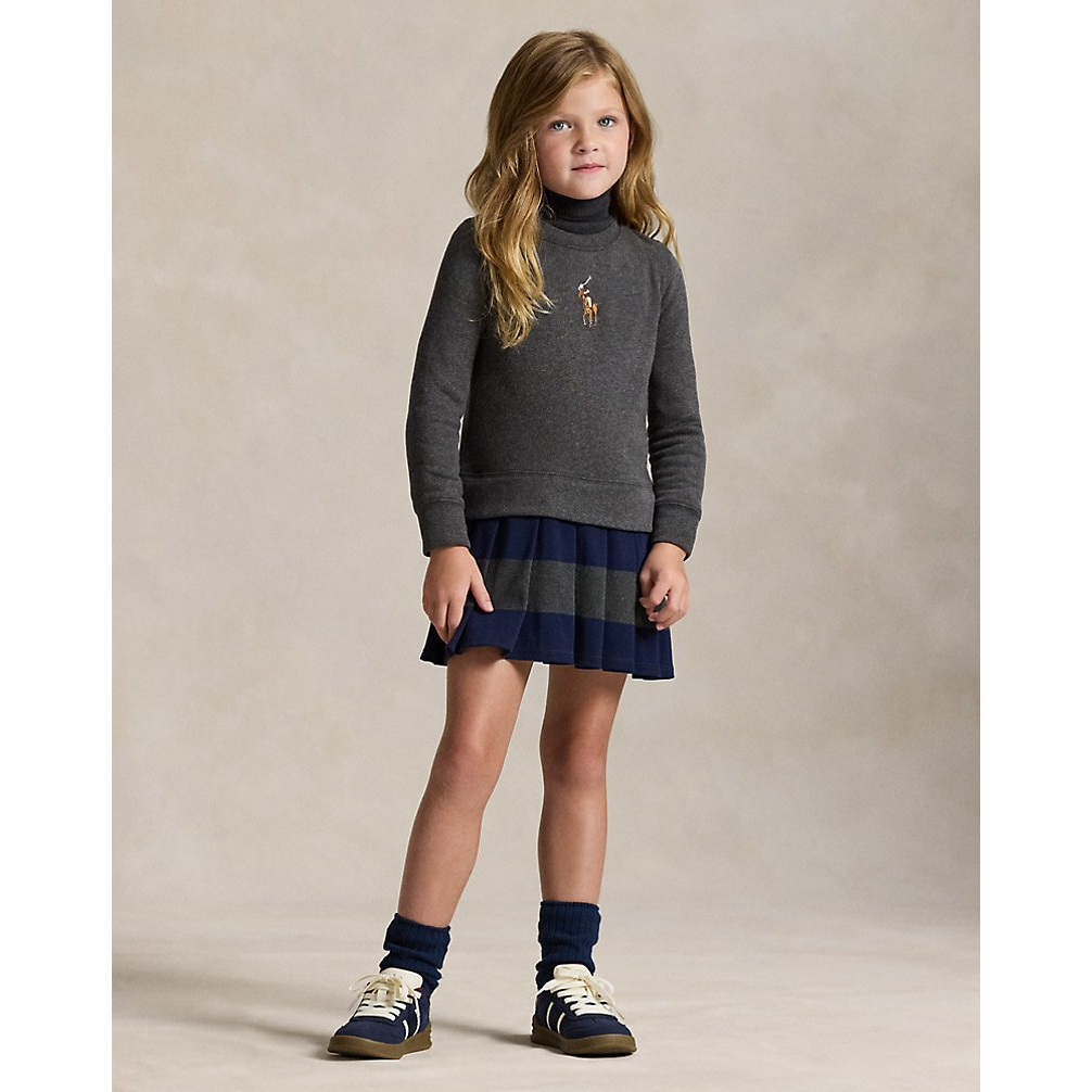 'Big Pony Fleece Sweatshirt Dress' pour Filles