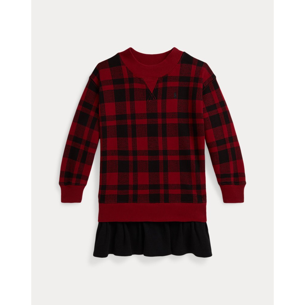 'Buffalo Check Fleece Dress' pour Filles