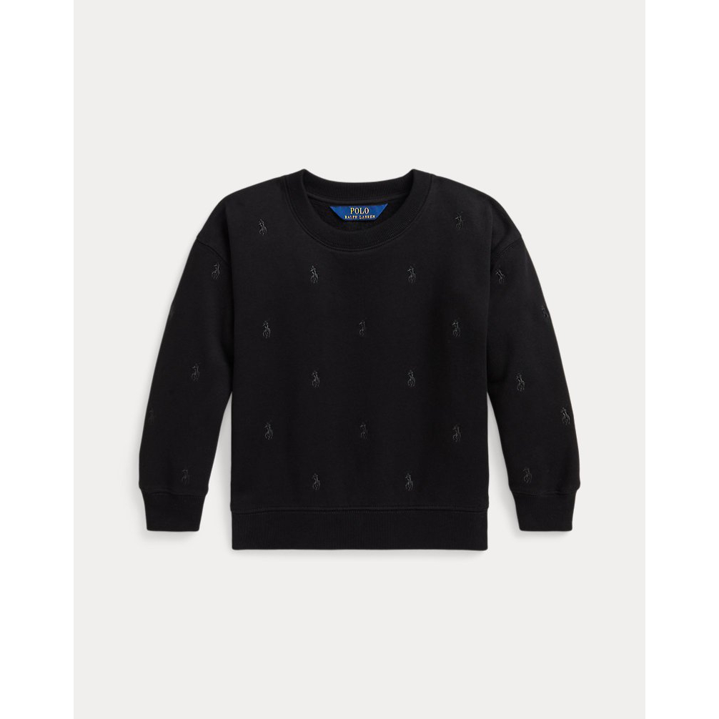 Girl's 'Polo Pony Fleece Sweatshirt'