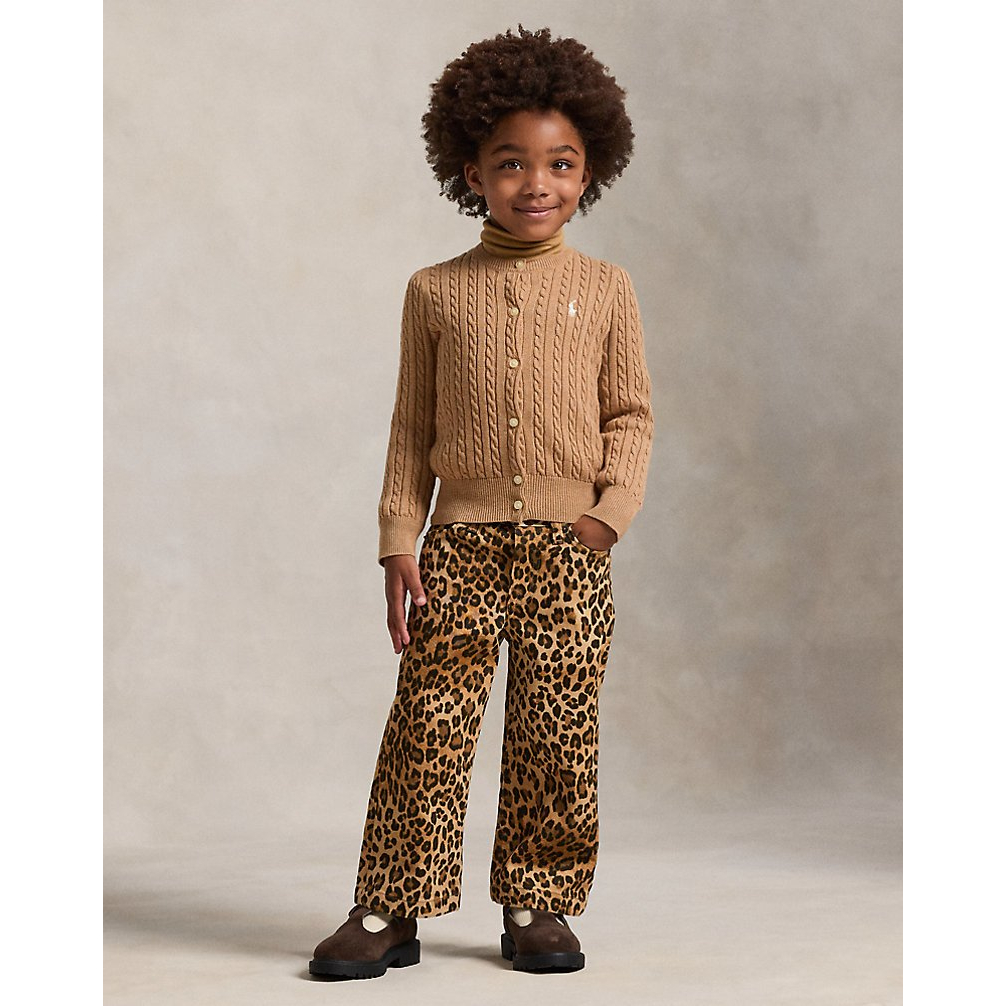 'Mini-Cable Cotton Cardigan' pour Filles