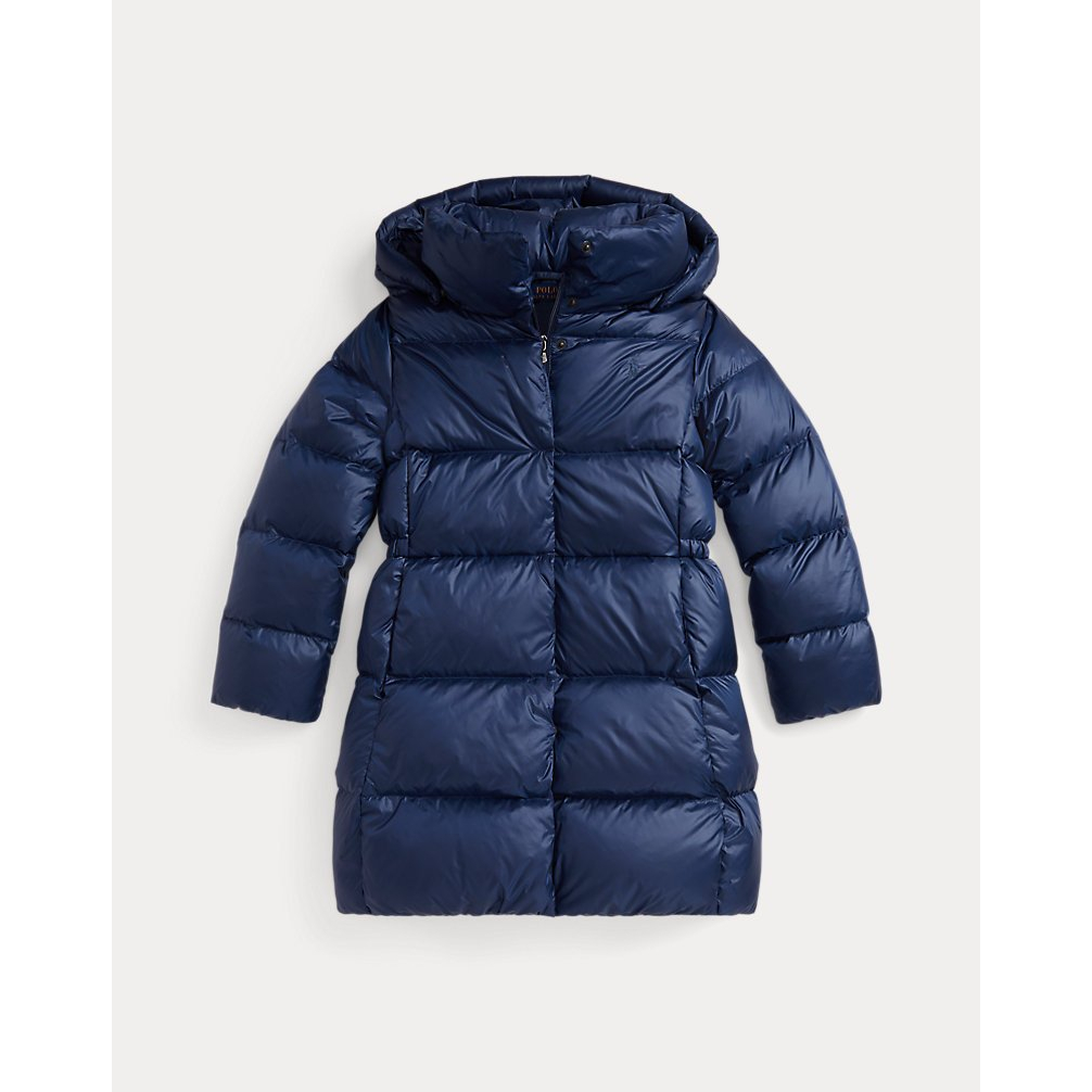 Girl's 'Down Hooded Long Jacket'