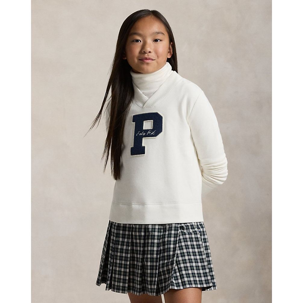Girl's 'Letterman Fleece Sweatshirt Dress'