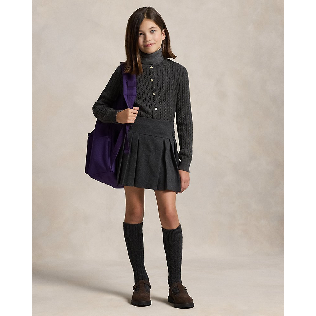 'Mini-Cable Cotton Cardigan' pour Filles